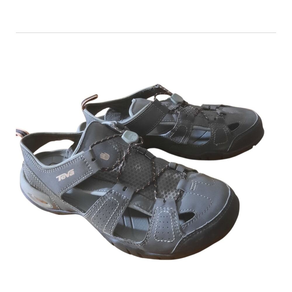 Teva Mens Shoc Pro Anatomic Footbed Adjustable Hook and Loop Water Shoe Size 7.5